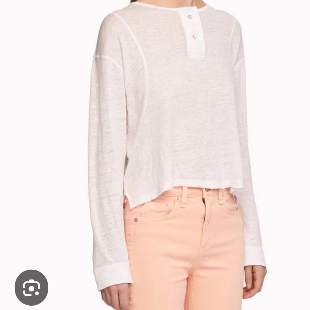 Elegant White Long Sleeve Women's Top